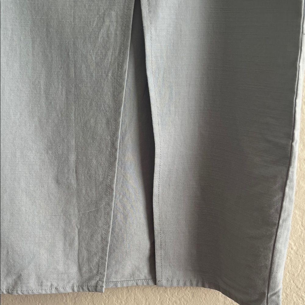 NWOT All Row Light Blue Split Front Skirt in Size S - Picture 7 of 13